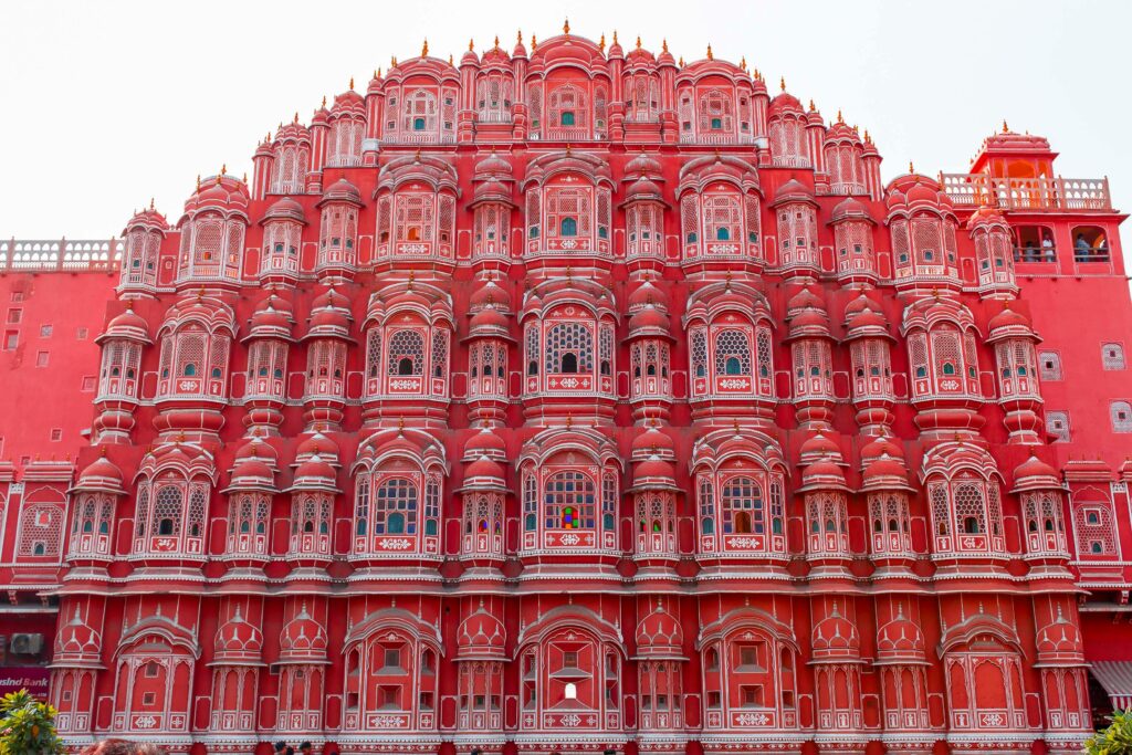 Hawa Mahal in Jaipur, one of the 5 must-visit places in Rajasthan.